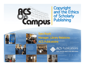 Copyright and the Ethics of Scholarly Publishing