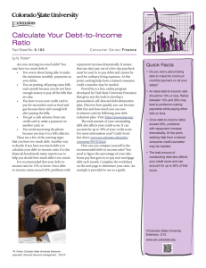 Calculate Your Debt-to-Income Ratio