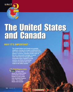 Chapter 5: The Physical Geography of the United States and Canada