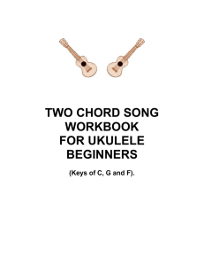 two chord song workbook for ukulele beginners