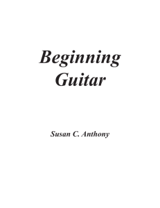 Beginning Guitar Folk Songs PDF booklet