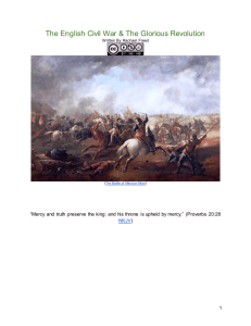 The English Civil War & The Glorious Revolution