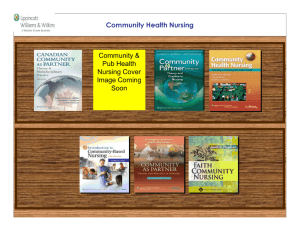 Community Health Nursing Community & Pub Health Nursing Cover