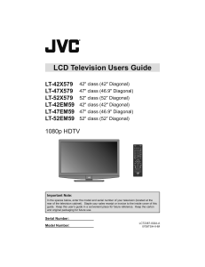 LCD Television Users Guide