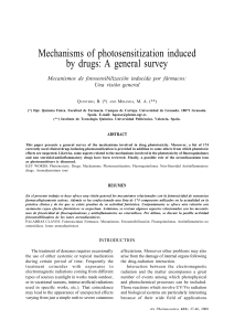 Mechanisms of photosensitization induced by drugs: A general survey