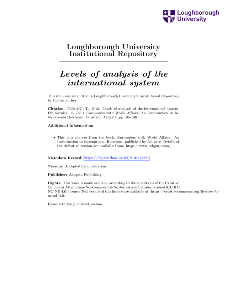 levels-of-analysis-of-the-international-system