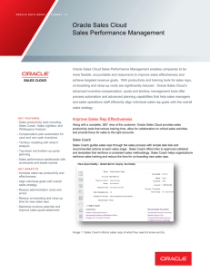 Sales Cloud Sales Performance Management