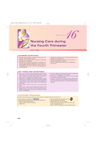 Nursing Care during the Fourth Trimester