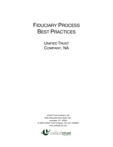 fiduciary process best practices