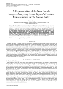 A Representative of the New Female Image—Analyzing Hester