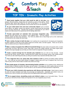 TOP TEN – Dramatic Play Activities