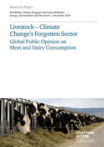 Livestock – Climate Change's Forgotten Sector