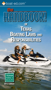 texas boating laws and responsibilities