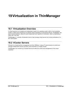 Chapter 19 - Virtualization - ThinManager 6.0 Help Manual