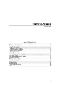 Remote Access