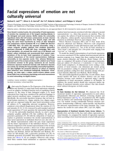 Facial expressions of emotion are not culturally universal