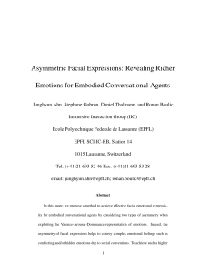 Asymmetric Facial Expressions: Revealing Richer Emotions for