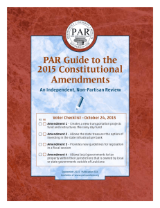 PAR Guide to the 2015 Constitutional Amendments