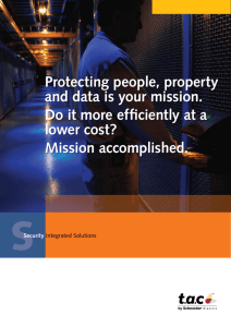 Protecting people, property and data is your