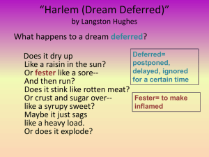 “Harlem (Dream Deferred)”