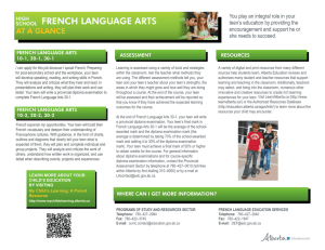 french language arts