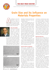Grain Size and Its Influence on Materials Properties