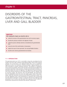 Disorders Of The Gastrointestinal Tract, Pancreas