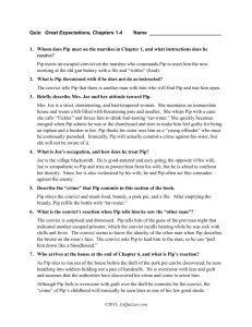 Great Expectations Answers Chapters 1-4