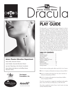 Dracula Play Guide - Actors Theatre of Louisville