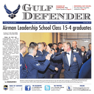 Airman Leadership School Class 15-4 graduates