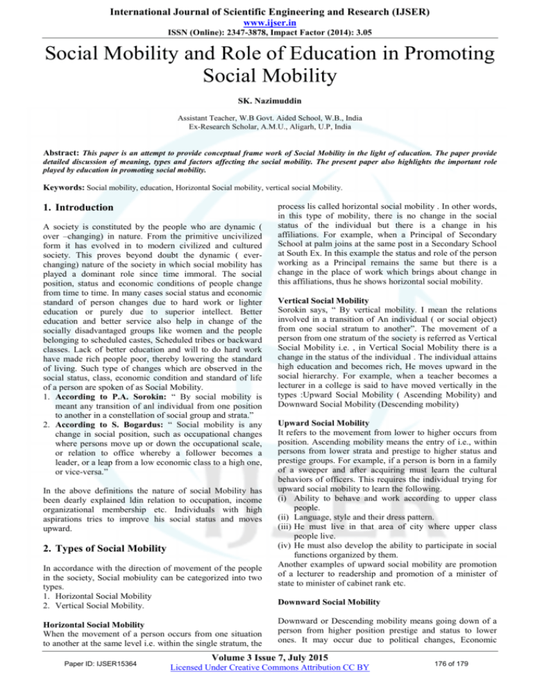 social-mobility-and-role-of-education-in-promoting-social-mobility