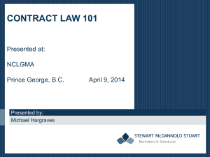 contract law 101