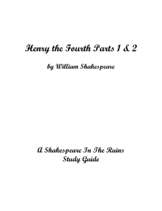 Henry the Fourth Parts 1 & 2