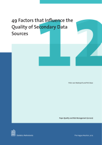 49 factors that influence the quality of secondary data sources