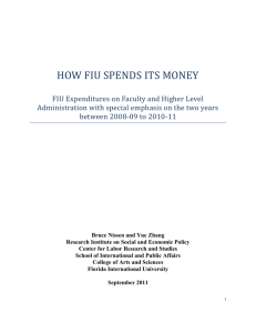 how fiu spends its money - UFF