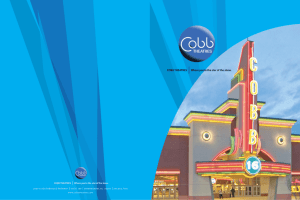 Cobb TheaTres Where you're the star of the show.