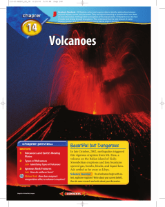 Chapter 14: Volcanoes - Batesville Community Schools