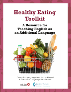 Healthy Eating Toolkit - Winnipeg Regional Health Authority
