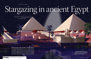 Stargazing in ancient Egypt