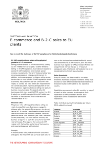 Factsheet E-commerce and B-2