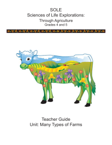 Many Types of Farms - Agriculture in the Classroom