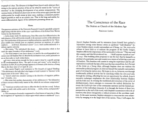 The Conscience of the Race