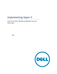 Implementing Hyper-V