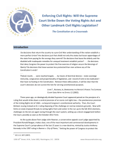 Enforcing Civil Rights - Constitutional Accountability Center