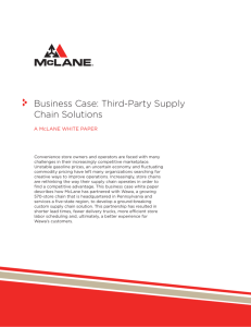 Business Case: Third-Party Supply Chain Solutions