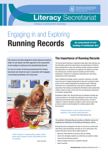 Running Records