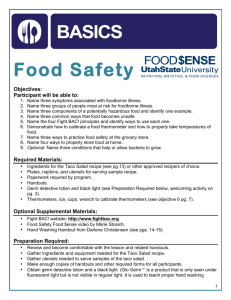 Food Safety - Utah State University Extension