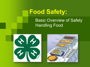 Food Safety - UC Agriculture and Natural Resources