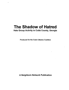 The Shadow of Hatred
