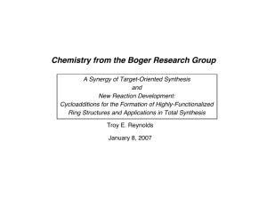 Chemistry from the Boger Research Group